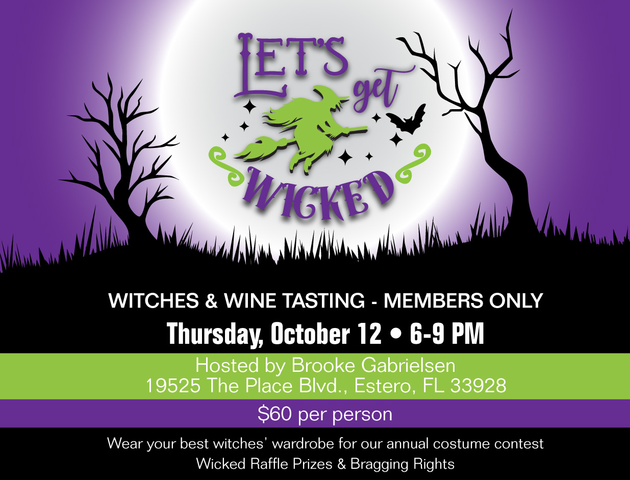 CREW Members Only Witches and Wine Tasting