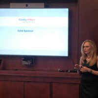 CREW SWFL networking luncheon - networking quality over quantity. Presentation speaker.